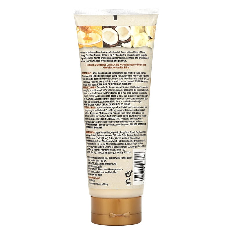 Creme of Nature Pure Honey Shrinkage Defense Curl Activator 10.5oz