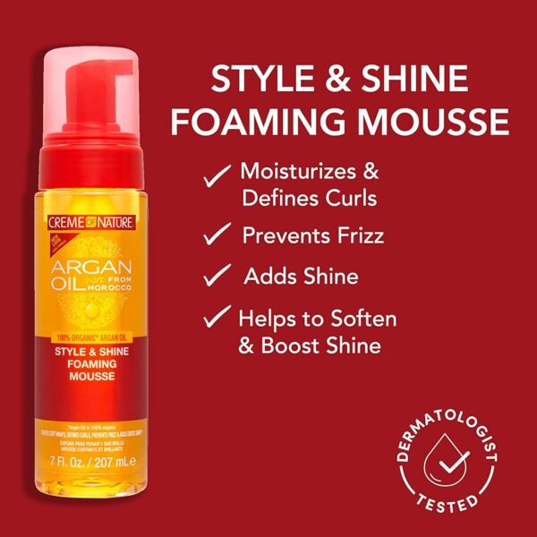 Creme of Nature Argan Oil Foam Wrap Mousse - 7 oz