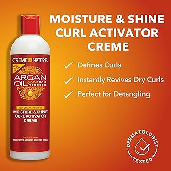 Creme of Nature Argan Oil Moist & Shine Curl Activator - 12oz