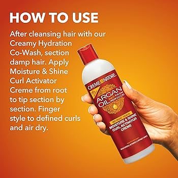 Creme of Nature Argan Oil Moist & Shine Curl Activator - 12oz
