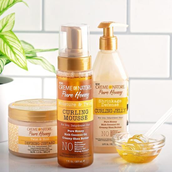 Creme of Nature Pure Honey Foaming Curling Mousse -  7oz
