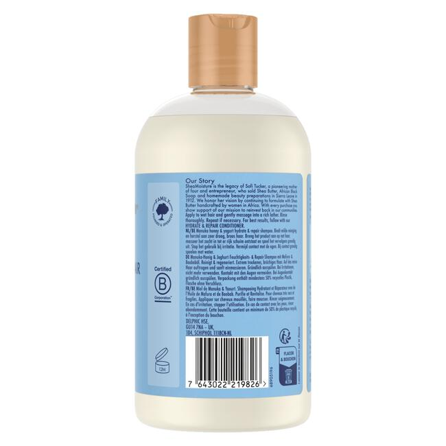 Shea Moisture Manuka Honey & Yoghurt Shampoo 13oz
