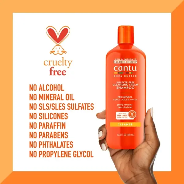 Cantu Shea Butter Natural Hair Cleansing Cream Shampoo 400ml Cantu Shea Butter Natural Hair Cleansing Cream Shampoo 400ml