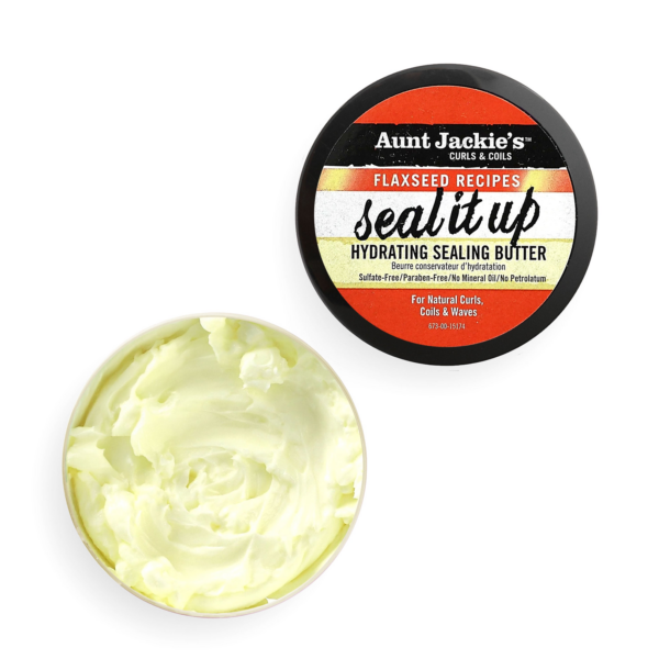 Aunt Jackie's Curls & Coils Flaxseed Recipes Seal It Up Hydrating Sealing Butter 213 gr