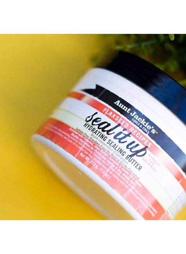 Aunt Jackie's Curls & Coils Flaxseed Recipes Seal It Up Hydrating Sealing Butter 213 gr