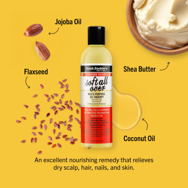 Aunt Jackie's Flaxseed Soft All Over 8oz