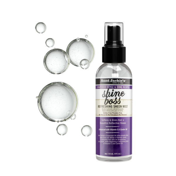 Aunt Jackie's Grapeseed Shine Boss Refreshing Sheen Mist 4oz
