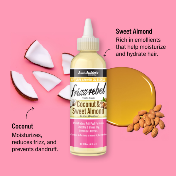 Aunt Jackie's Coconut & Almond Oil 4oz