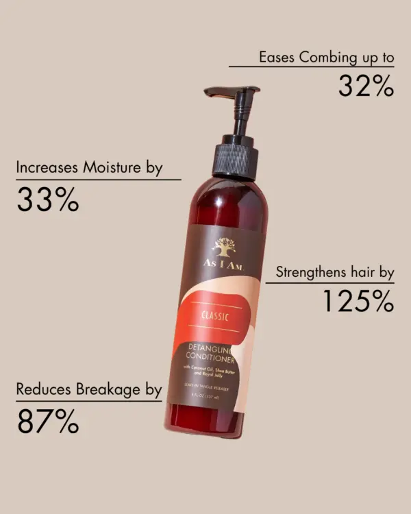 As I Am Classic Naturally Detangling Conditioner Leave-In Tangle Releaser 237ml As I Am Classic Naturally Detangling Conditioner Leave-In Tangle Releaser 237ml
