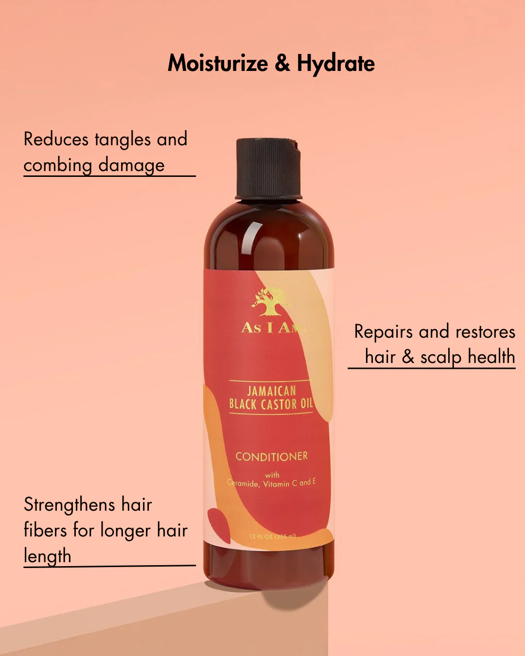 As I Am Jamaican Black Castor Oil Conditioner 12oz