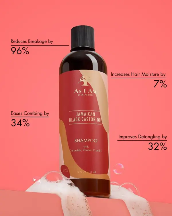 As I Am Jamaican Black Castor Oil Shampoo 12oz