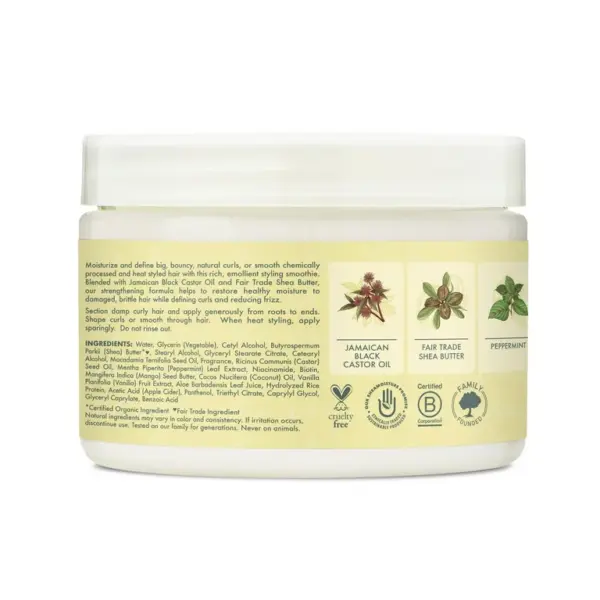 Shea Moisture Jamaican Black Castor Oil Smoothie 12 oz Shea Moisture Jamaican Black Castor Oil Smoothie 12 oz