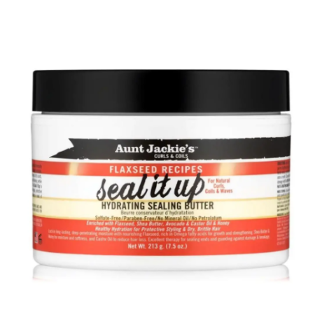 Aunt Jackie's Curls & Coils Flaxseed Recipes Seal It Up Hydrating Sealing Butter 213 gr