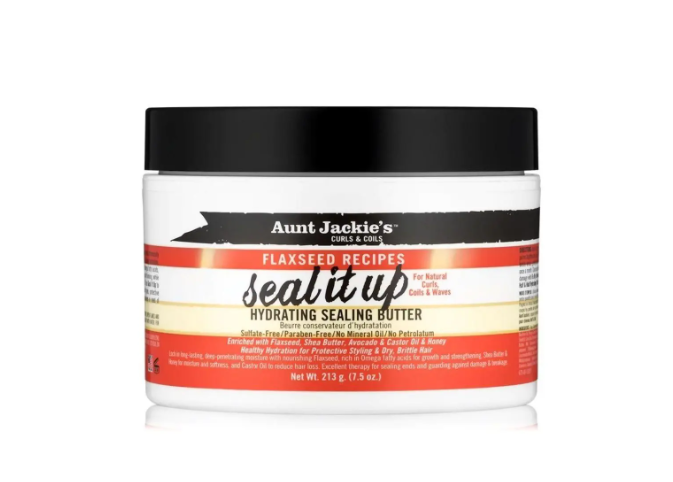 Aunt Jackie's Curls & Coils Flaxseed Recipes Seal It Up Hydrating Sealing Butter 213 gr