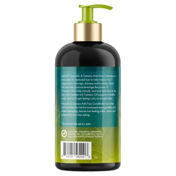 Mielle Avocado & Tamanu Anti-Frizz Conditioner 355ml Mielle Avocado & Tamanu Anti-Frizz Conditioner 355ml