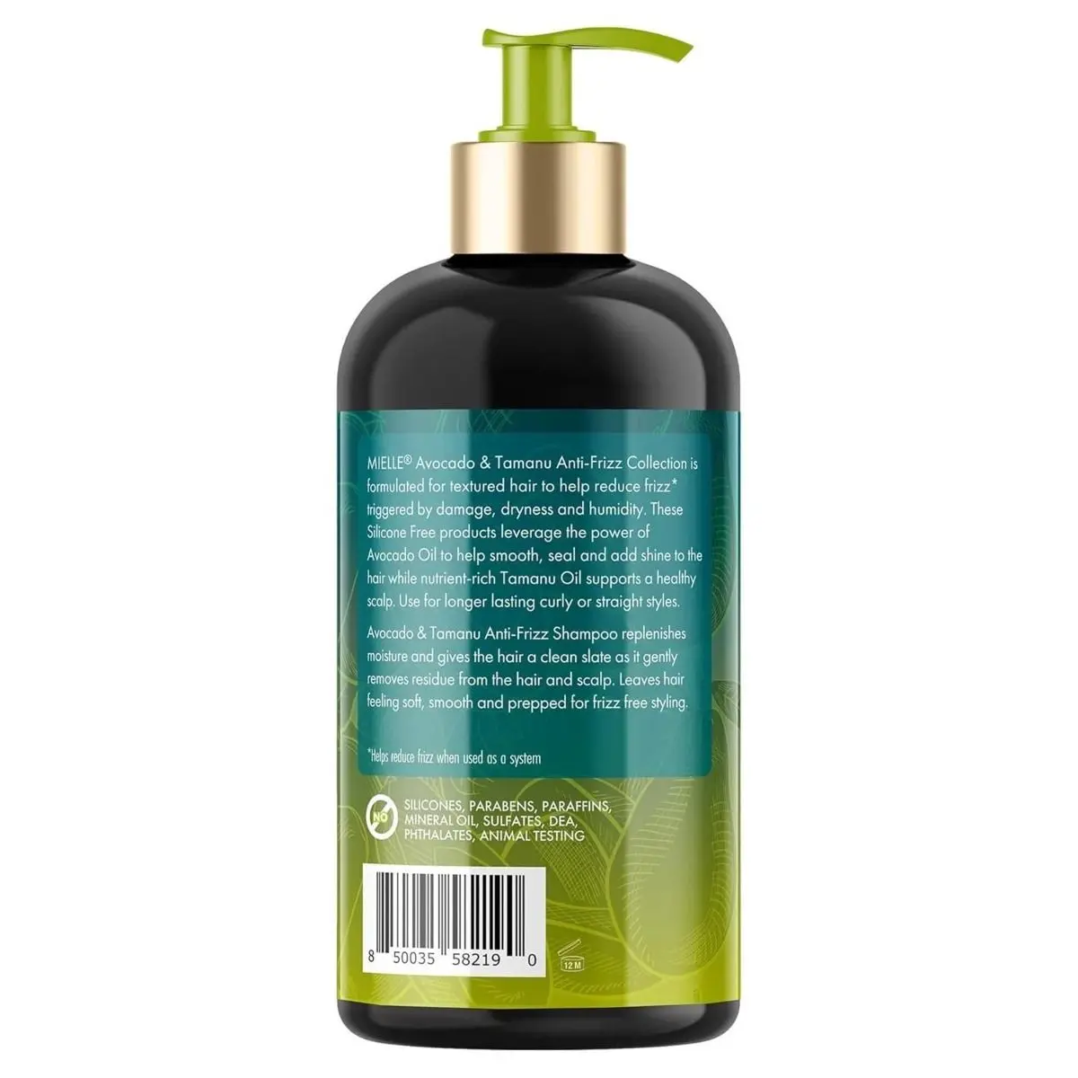 Mielle Avocado & Tamanu Anti-Frizz Shampoo 355ml