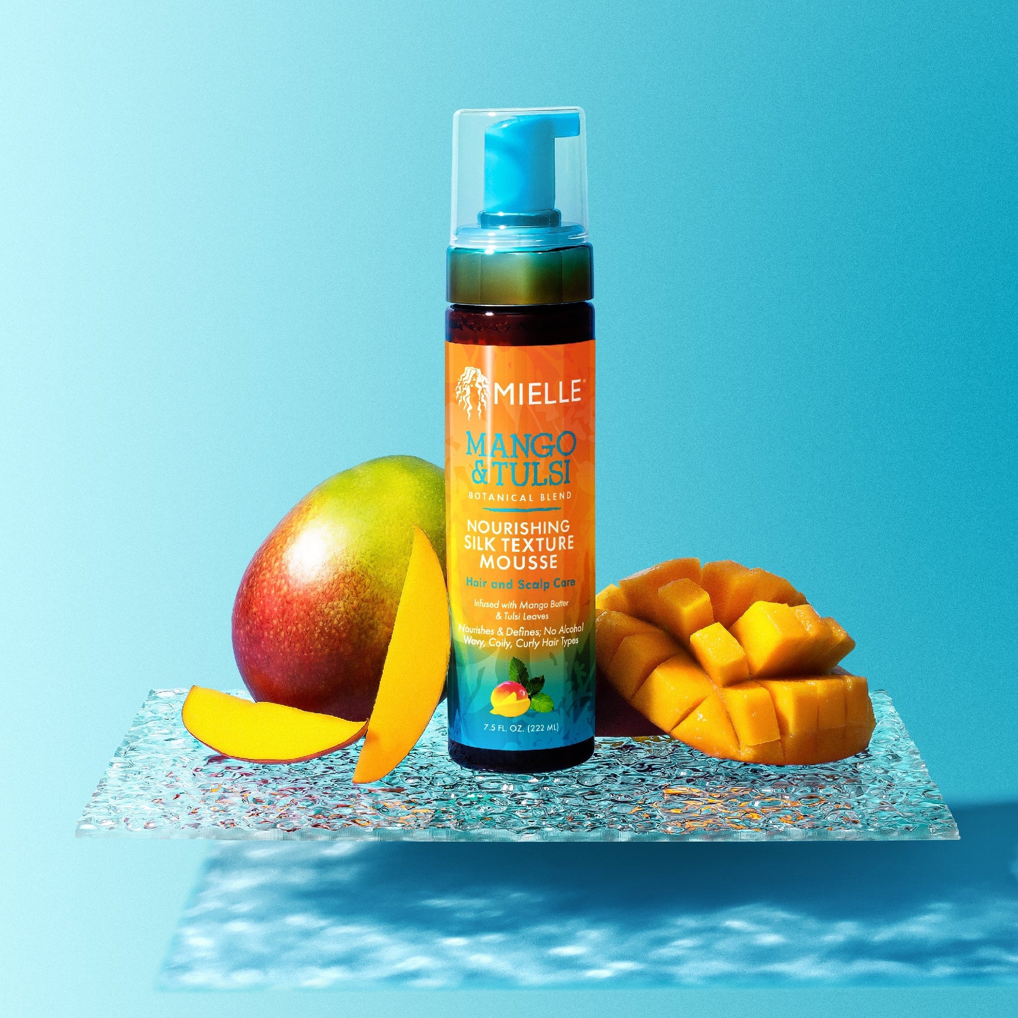 Mielle Mango & Tulsi Silk Texture Mousse 222ml