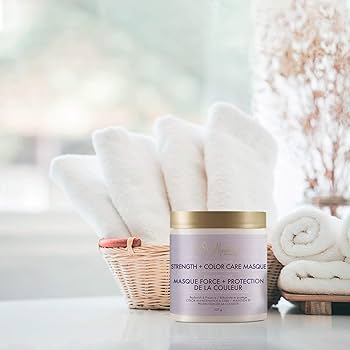 Shea Moisture Purple Rice Water Strength & Color Care Masque 8oz Shea Moisture Purple Rice Water Strength & Color Care Masque 8oz