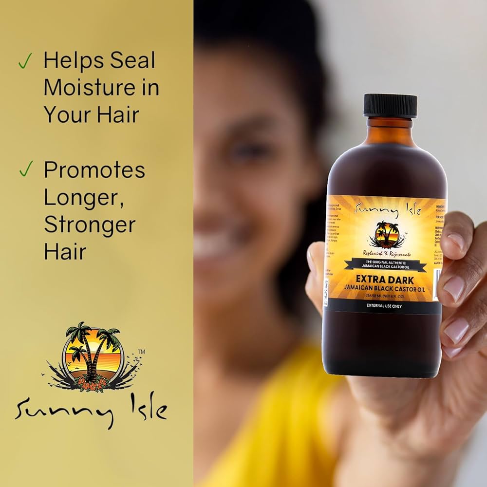 Sunny Isle Extra Dark Jamaican Black Castor Oil (8oz/236ml)
