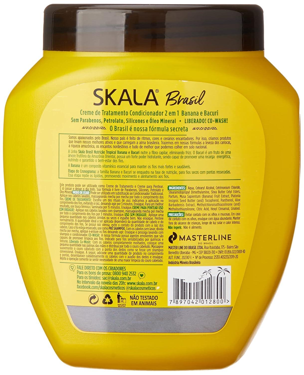 Skala Banana Vitamine E Bacuri Haar Treatment Creme 1000g