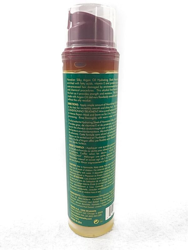 Hawaiian Silky Argan Oil Hydrating Sleek Healing Oil Treatment 200 ml / 6.8 oz
