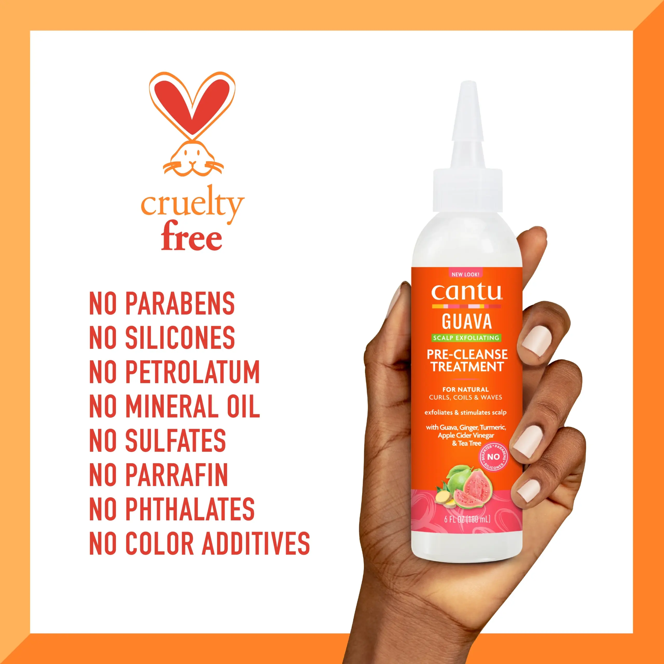 Cantu Guava & Ginger Scalp Exfoliating Pre-cleansing Treatment 180ml