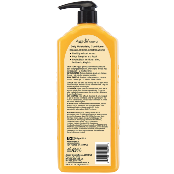 Agadir Argan Oil Daily Moisturizing Conditioner 1 Liter