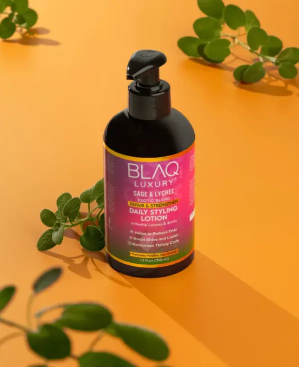 Blaq Luxury Sage & Lychee Daily Styling Lotion 355ml Blaq Luxury Sage & Lychee Daily Styling Lotion 355ml
