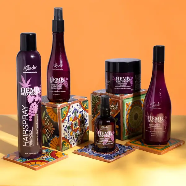 Agadir Hemp & Red Wine Liquid Mousse Styling Spray 237ml Agadir Hemp & Red Wine Liquid Mousse Styling Spray 237ml