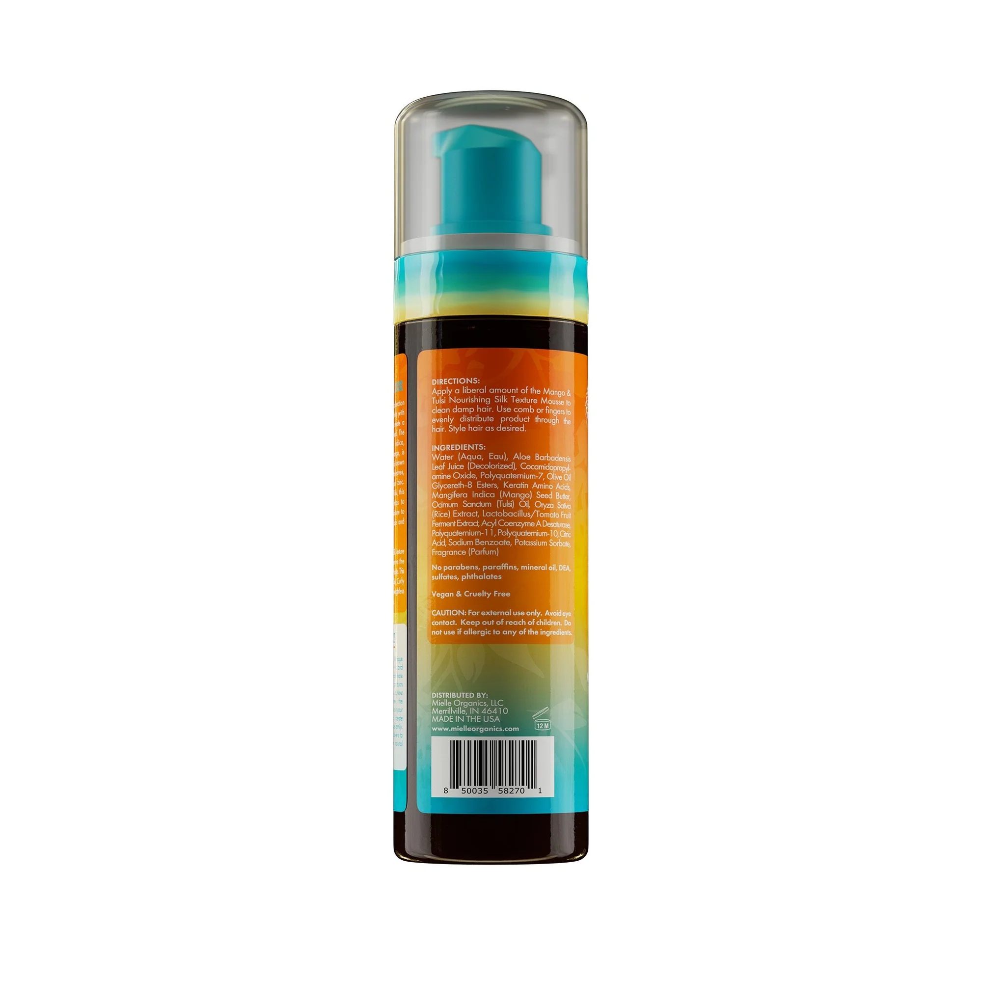 Mielle Mango & Tulsi Silk Texture Mousse 222ml