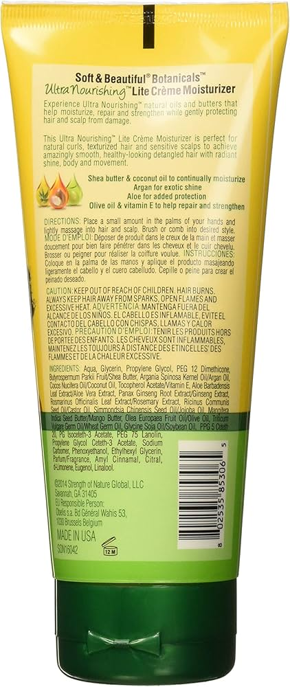 Soft & Beautiful Botanicals Shea Butter Lite Creme Moisturizer 170 gr Soft & Beautiful Botanicals Shea Butter Lite Creme Moisturizer 170 gr