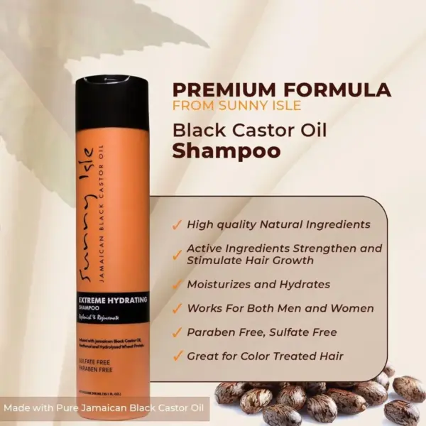 Sunny Isle Jamaican Black Castor Oil Extreme Hydrating Shampoo 298ml