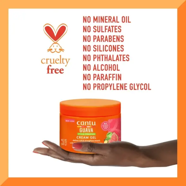 Cantu Guava Curl Strengthening Cream Gel 340gr Cantu Guava Curl Strengthening Cream Gel 340gr