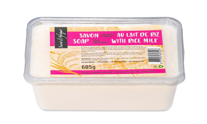 Secret d'Afrique Soap with Rice Milk Cold Processed 685g Secret d'Afrique Soap with Rice Milk Cold Processed 685g