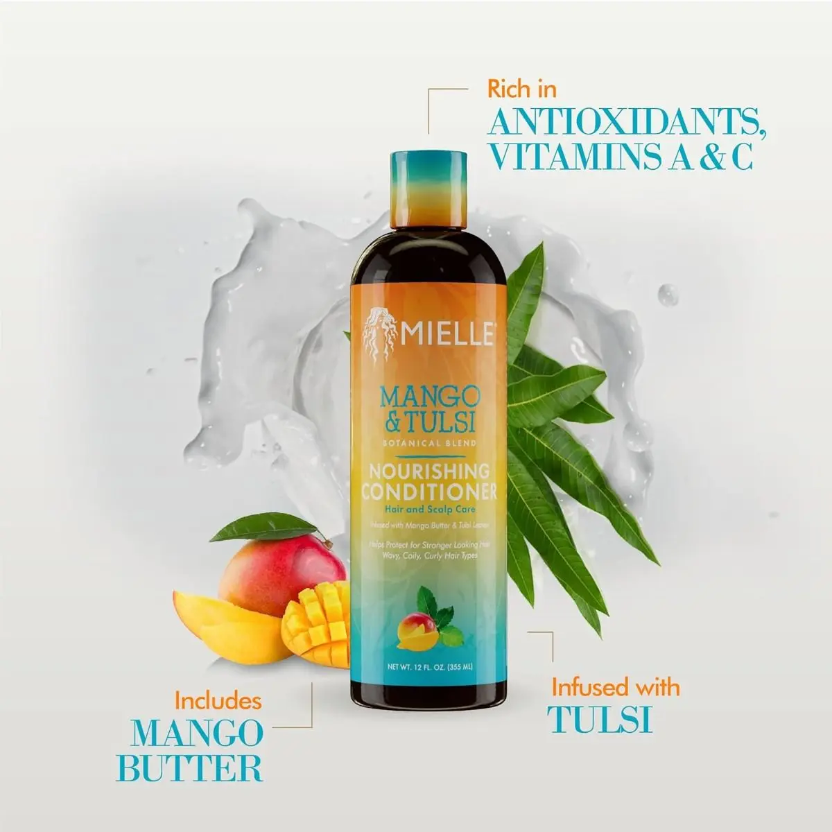 Mielle Mango & Tulsi Nourishing Conditioner 355ml