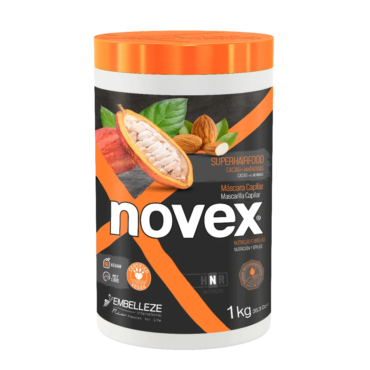 Novex SuperHairFood Cocoa & Almond Mask 1kg Novex SuperHairFood Cocoa & Almond Mask 1kg