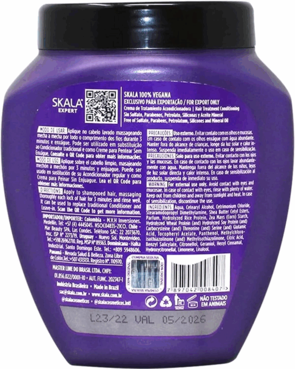 Skala Mais Lisos Haar Treatment Creme 1000g Skala Mais Lisos Haar Treatment Creme 1000g
