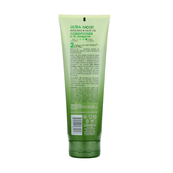 Giovanni 2Chic Avocado & Olive Oil Ultra-Moist Conditioner 8.5oz / 250ml