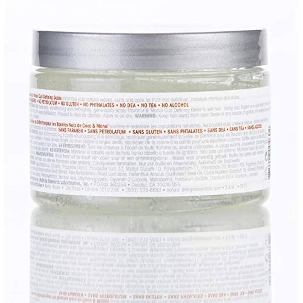 Design Essentials Coconut & Monoi Curl Defining Gelee 12oz