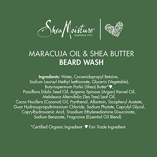 Shea Moisture Men Maracuja & Shea Butter Beard Wash Deep Clean & Refresh 177ml Shea Moisture Men Maracuja & Shea Butter Beard Wash Deep Clean & Refresh 177ml
