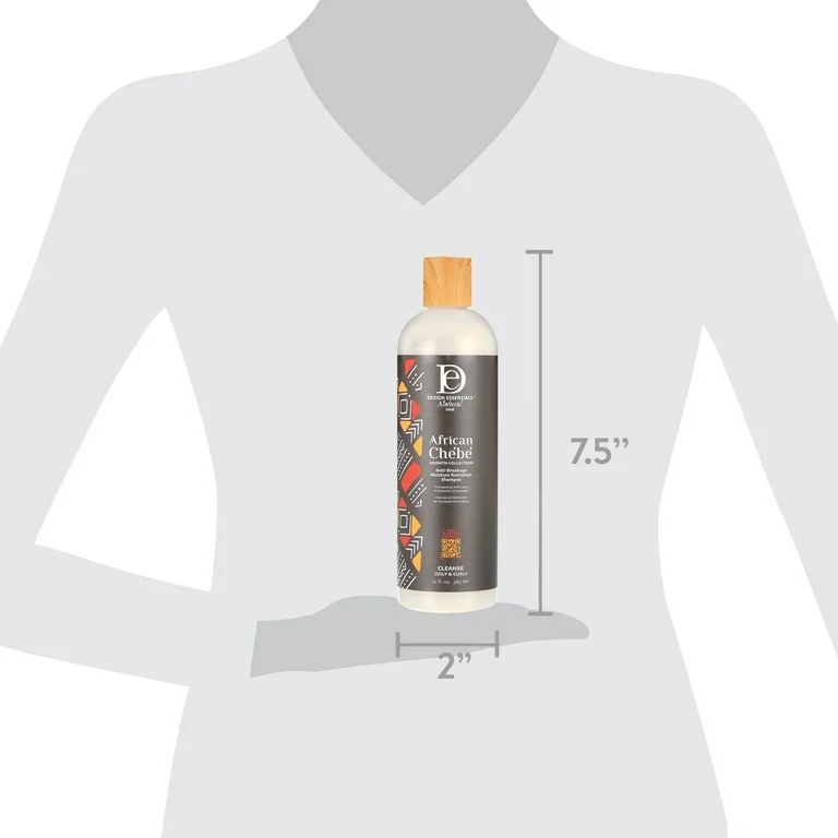 Design Essentials African Chebe Anti-Breakage Moisture Retention Shampoo 12oz