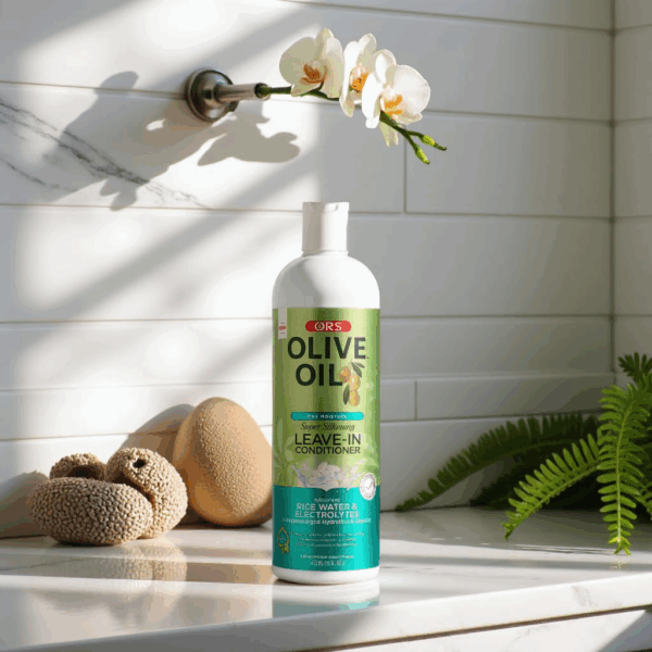 ORS Olive Oil Max Moisture Rice Water & Electrolytes Leave in Conditioner 473ml ORS Olive Oil Max Moisture Rice Water & Electrolytes Leave in Conditioner 473ml
