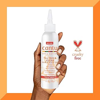 Cantu Shea Butter Tea Tree & Jojoba Hair & Scalp Oil 180ml Cantu Shea Butter Tea Tree & Jojoba Hair & Scalp Oil 180ml