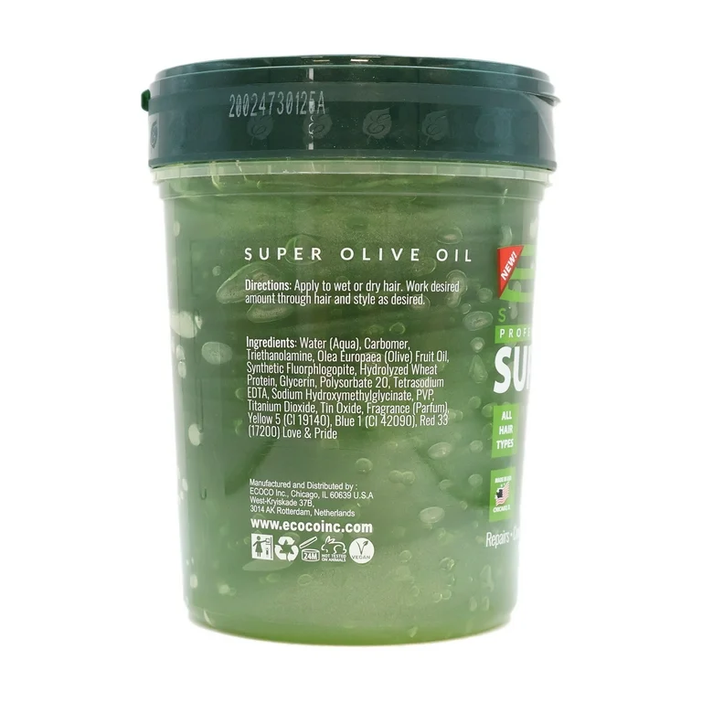 EcoStyler Styling Gel Super Olive 10X Moisturizing 946ml