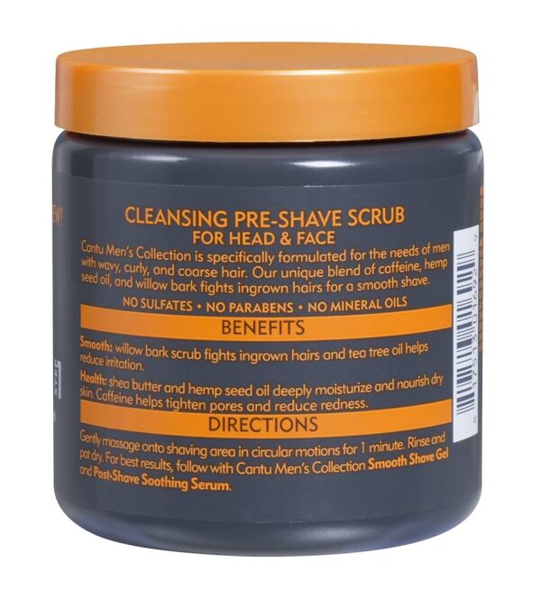 Cantu Shea Butter Men’s Collection Cleansing Pre-Shave Scrub 227gr Cantu Shea Butter Men’s Collection Cleansing Pre-Shave Scrub 227gr