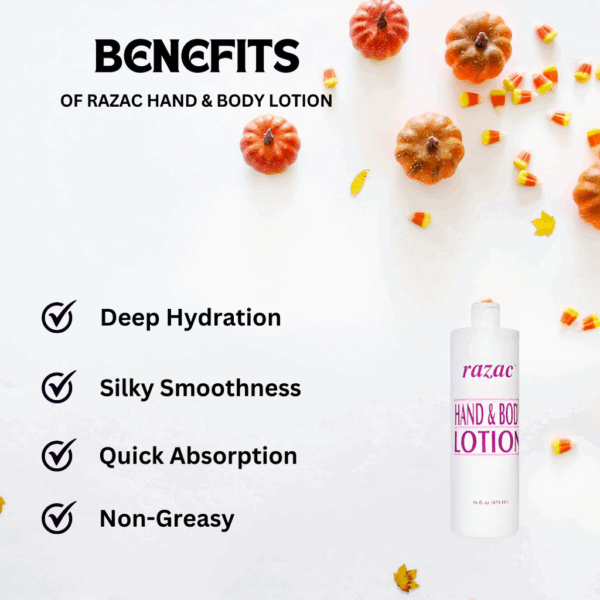 Razac Hand & Body Lotion 16 oz Razac Hand & Body Lotion 16 oz
