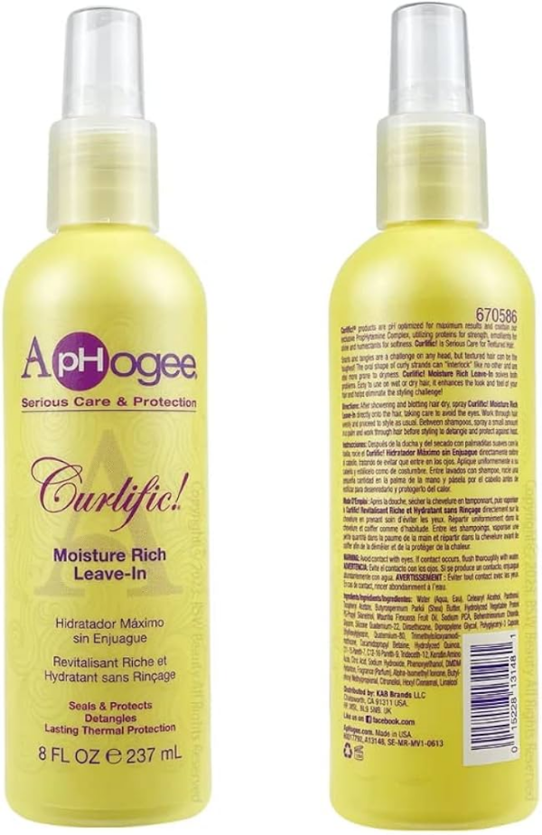 ApHogee Curlific Moisture Rich Leave-in Conditioner 237ml