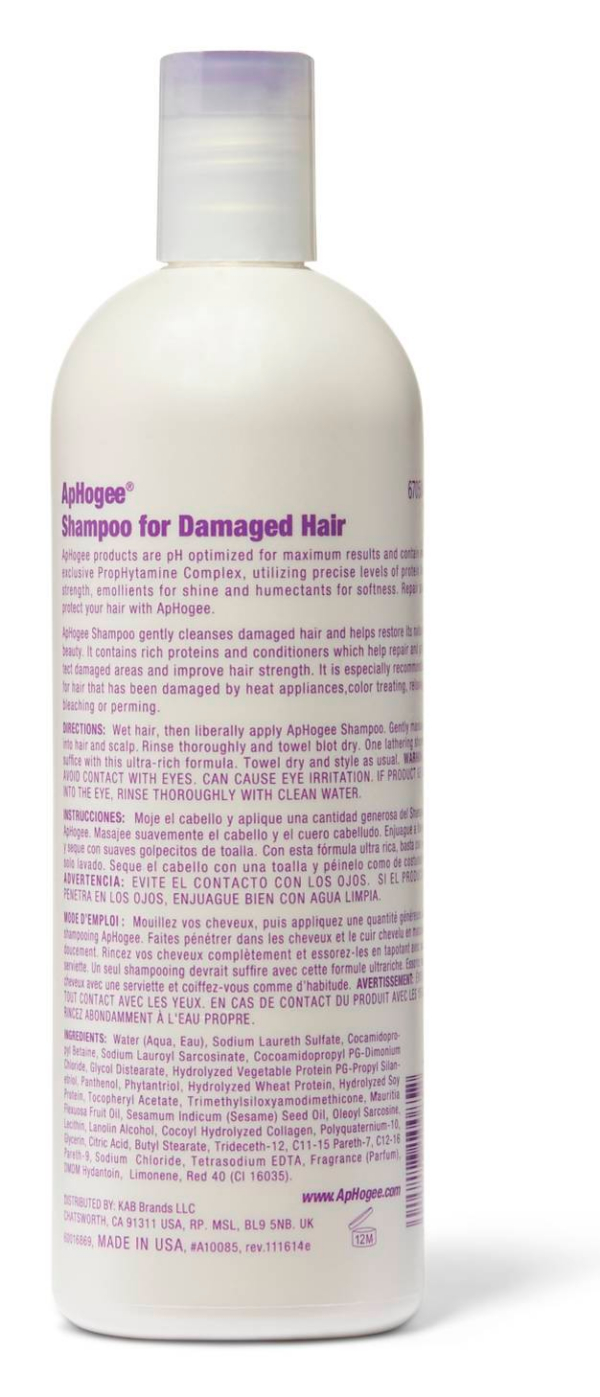 ApHogee Shampoo for Damaged Hair 473ml