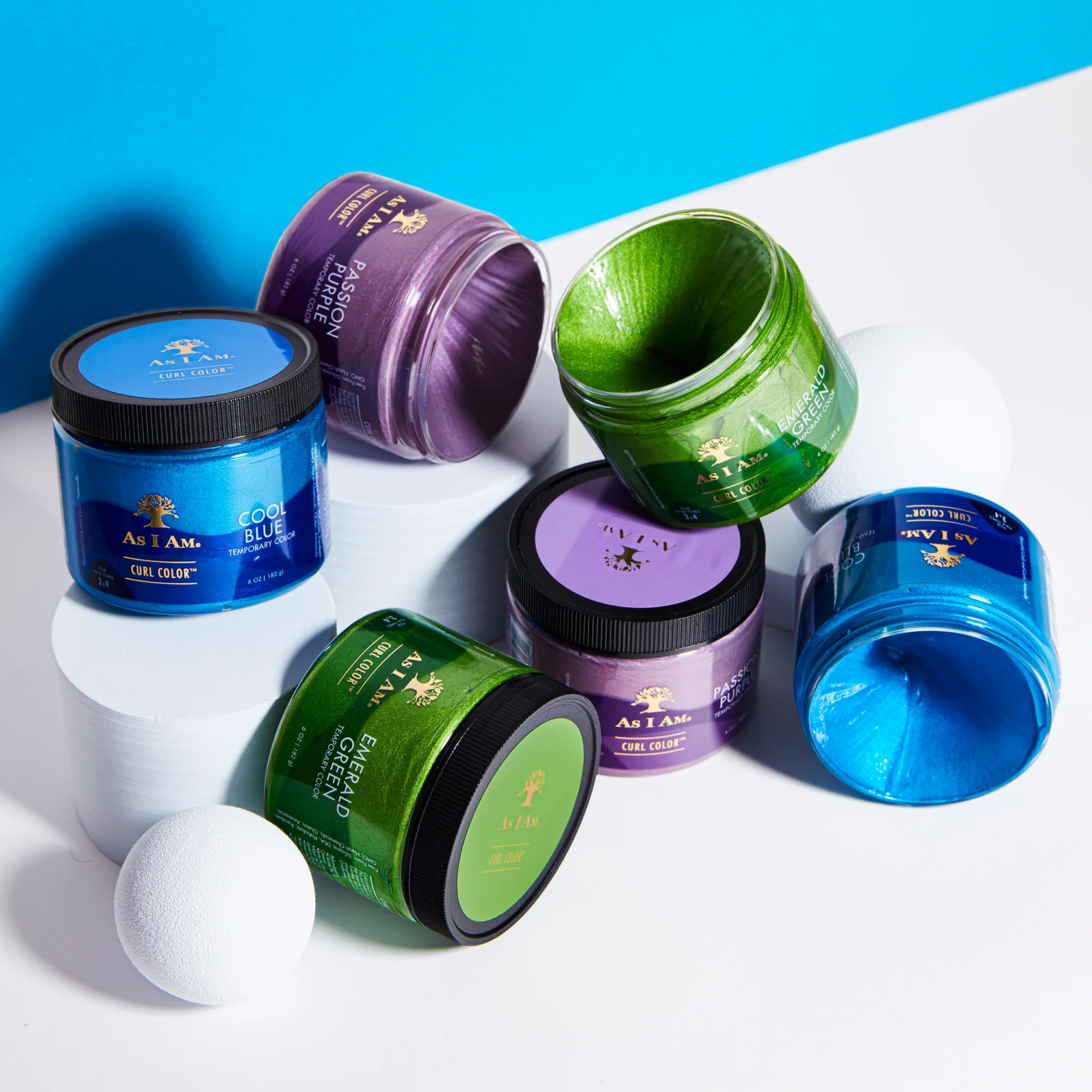 As I Am Curl Color Temporary Gel - Cool Blue 170g