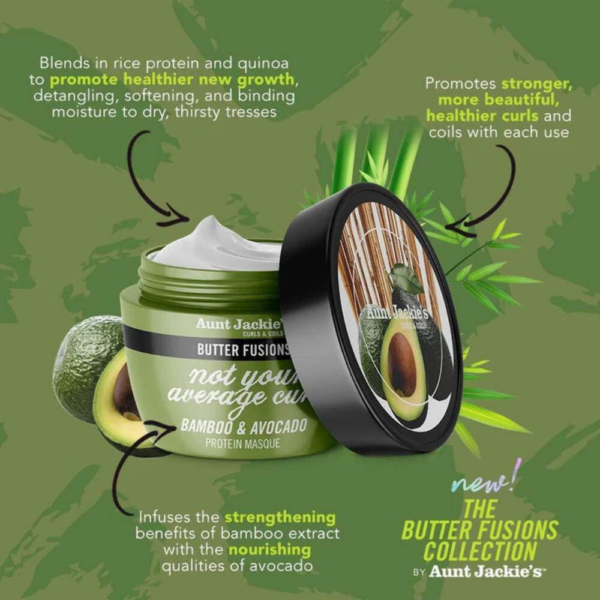 Aunt Jackie's Butter Fusions Not Your Average Curl Protein Masque 227gr